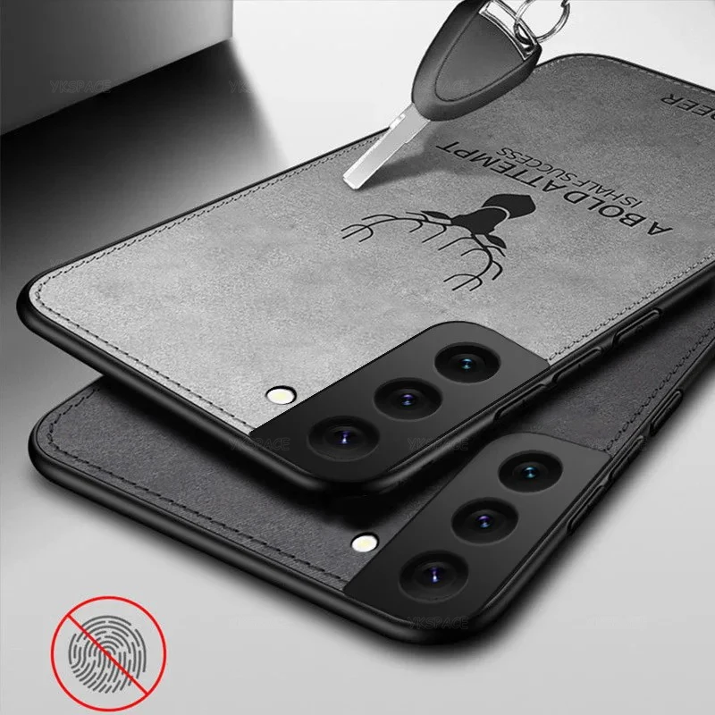 DEER Luxury Vintage Cloth Fabric Phone Cover
