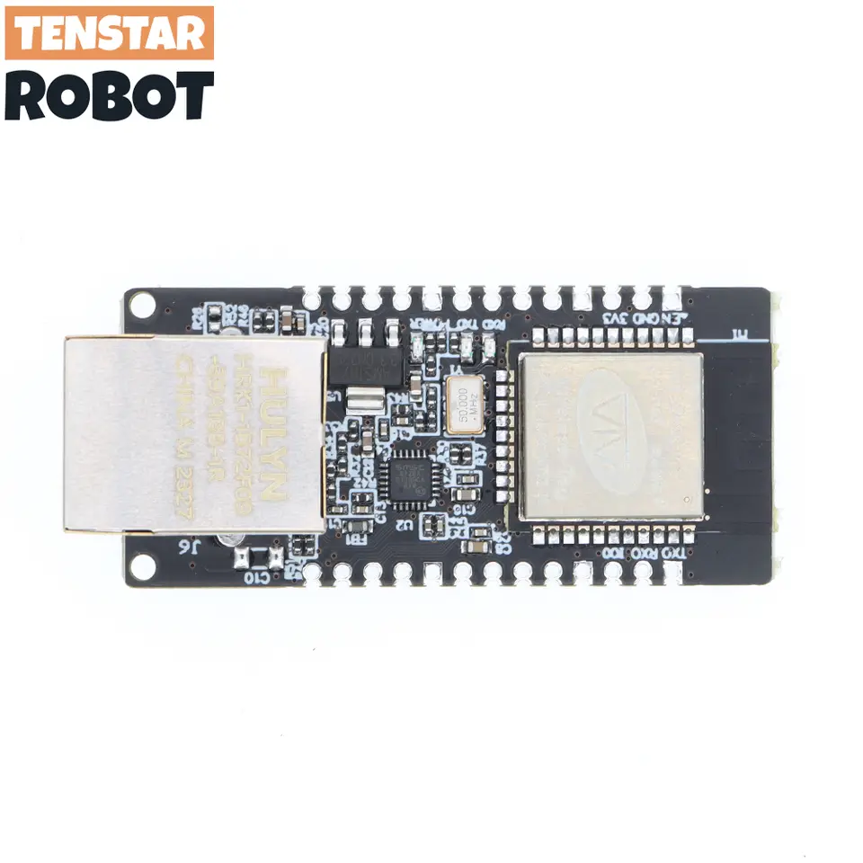 WT32-ETH01 Embedded Serial Port Networking Ethernet Bluetooth-Compatible WIFI Combo Gateway MCU ESP32 Wireless Module Board image 3