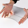 100 Pcs Hair Net Nylon Invisible Hairnet Elastic Mesh Bun Bulk 15CM Nets Black Miss Man 4