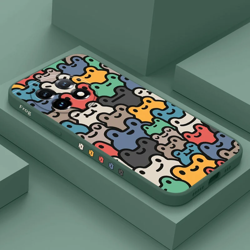 Vibrant Frog Liquid Silicone Phone Case