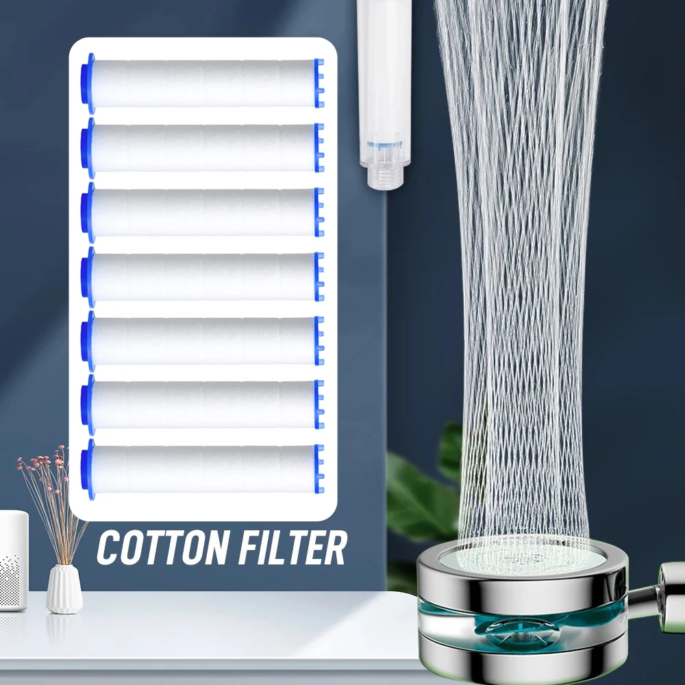 10-Piece Handheld Shower Filter Set, Hard Water Replacement Filters, Remove Chlorine & Harmful Substances, Shower Experience