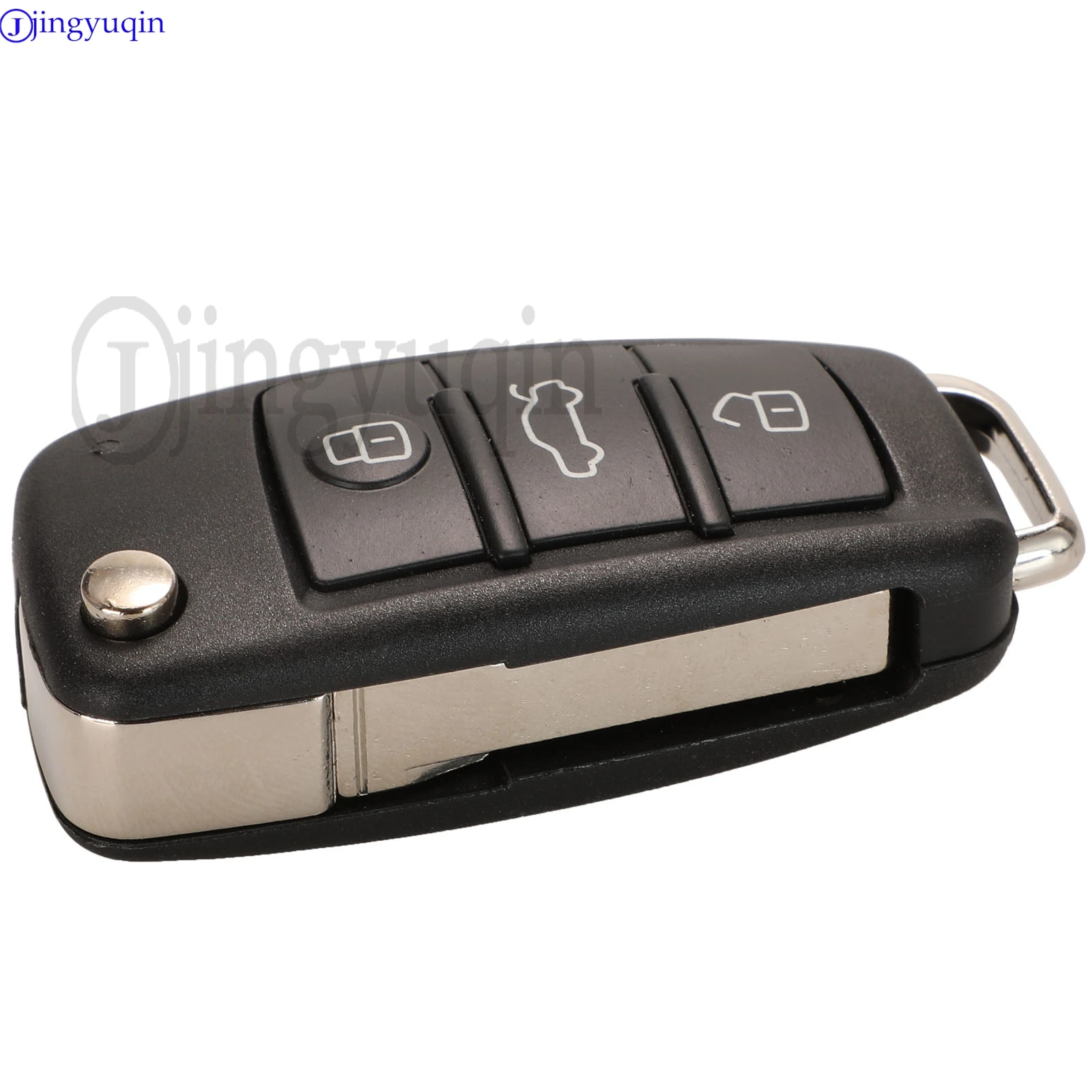 Jingyuqin 8E0837220E 3-Tasten-Klappschlüssel für Audi A4 231G 2005, Smart-Fernbedienung, 433 MHz, ID48-Chip, Ersatz-Schlüsselanhänger – Detail 5