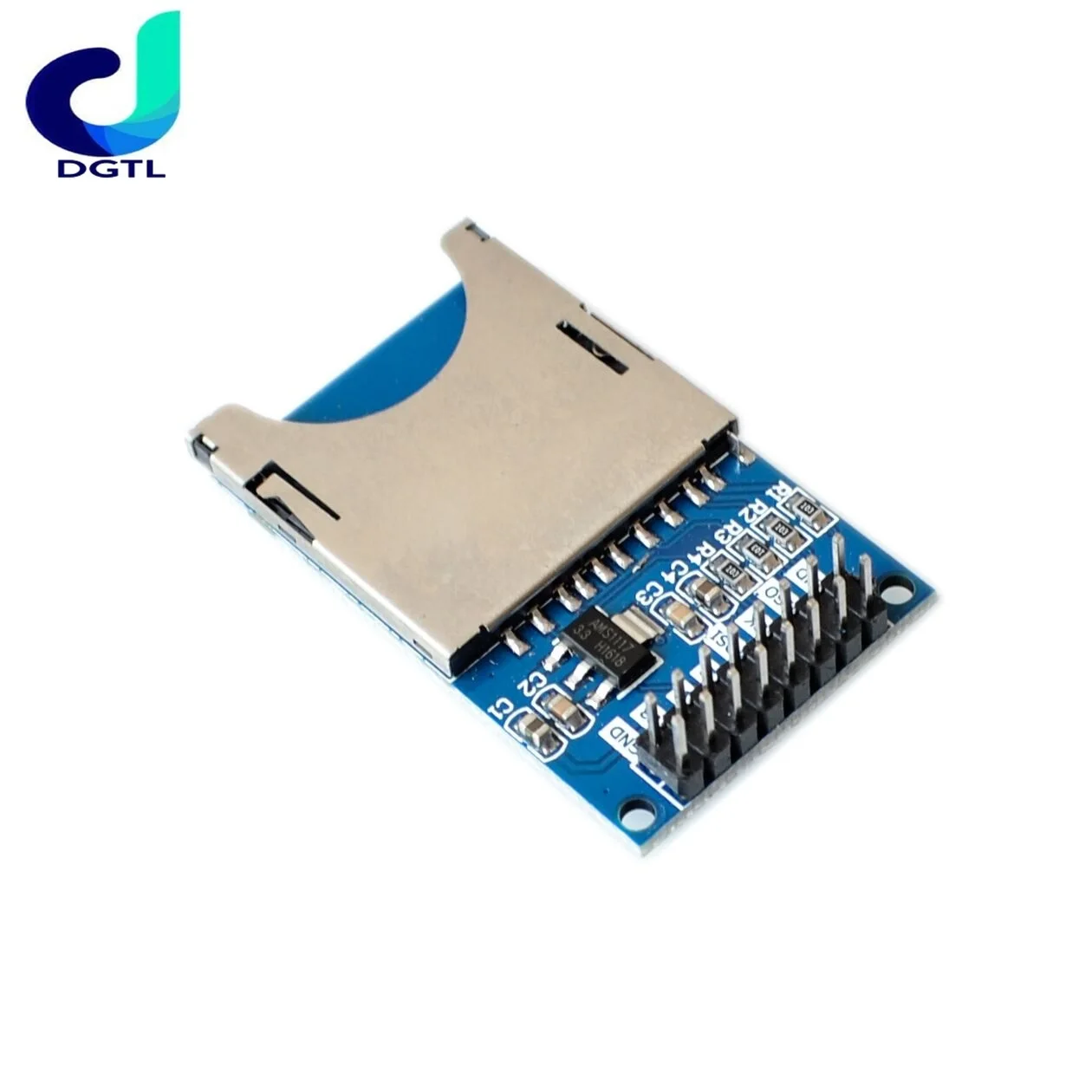 Arduin용 SD 카드 모듈 슬롯 소켓 리더, ARM MCU 16 핀, 1 개