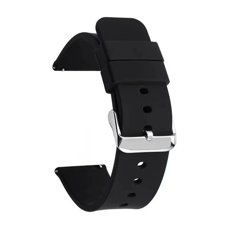 Silicone Quick Release Adjustable Water-Resistant Watch Strap