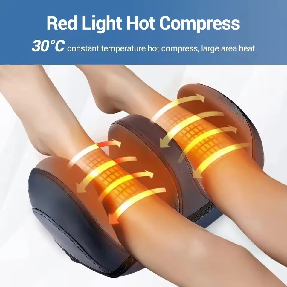 Electric Leg Massager Shiatsu Deep Tissue Kneading Acupressure Roller