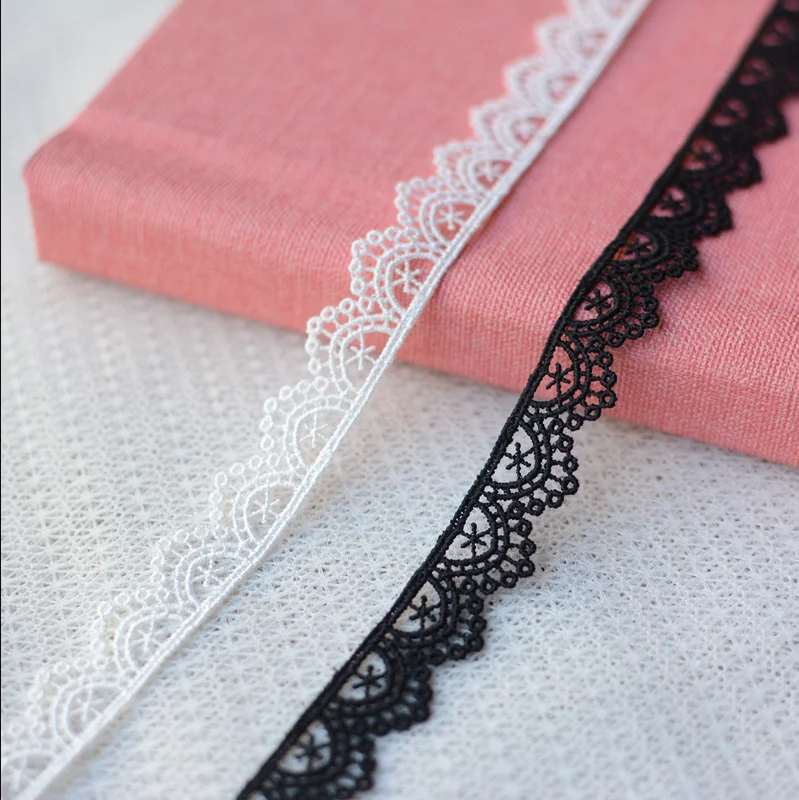 4 Meters Embroidered Floral Embroidery Fabric Lace Edge Trim Ribbon lace fabric lace ribbon lace garment accessories lace sewing supplies chiffon lace fabric lace decoration lace accessories lace sewing accessories clothing craft accessories