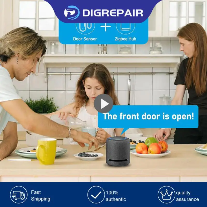 Sensore Porta Efficiente Compatibile Con Gli Ausiliari Domestici Controllo Vivavoce Con Dispositivi Alexa Echo Eleganti E Affidabili