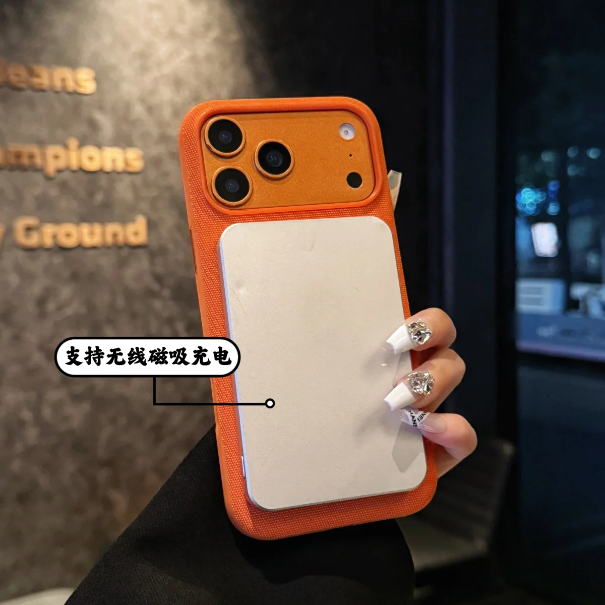 Premium Woven Fabric Magnetic Phone Case with Magsafe Charging and Shockproof Protection
