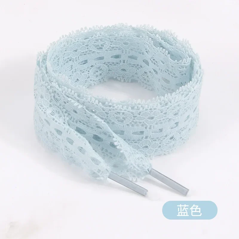 ตัวเลือกสินค้า เชือกรองเท้าผ้าใบลูกไม้หวาน 2.5 ซม. สีดำ-ขาว-แดง