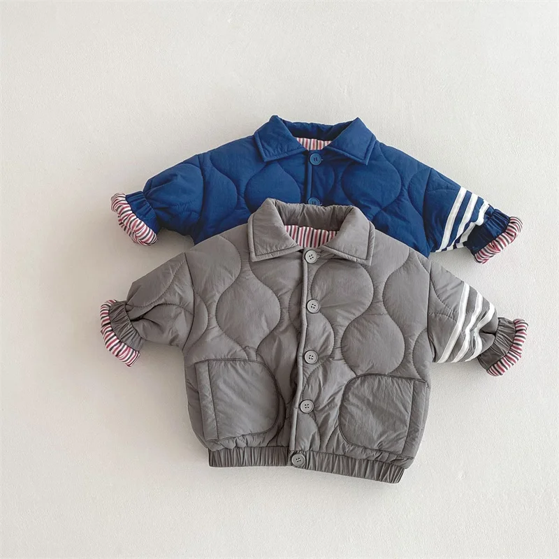 Children's Winter Coat New Warm Thick Cotton Jacket Kids Outerwear Hoody Cardigan for Boy