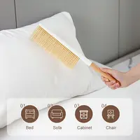 Beech Wooden PET Dust Brush Handheld Bed Brush Hat Clothes Brush Cleaning Tool Household Cleaning Brush 6