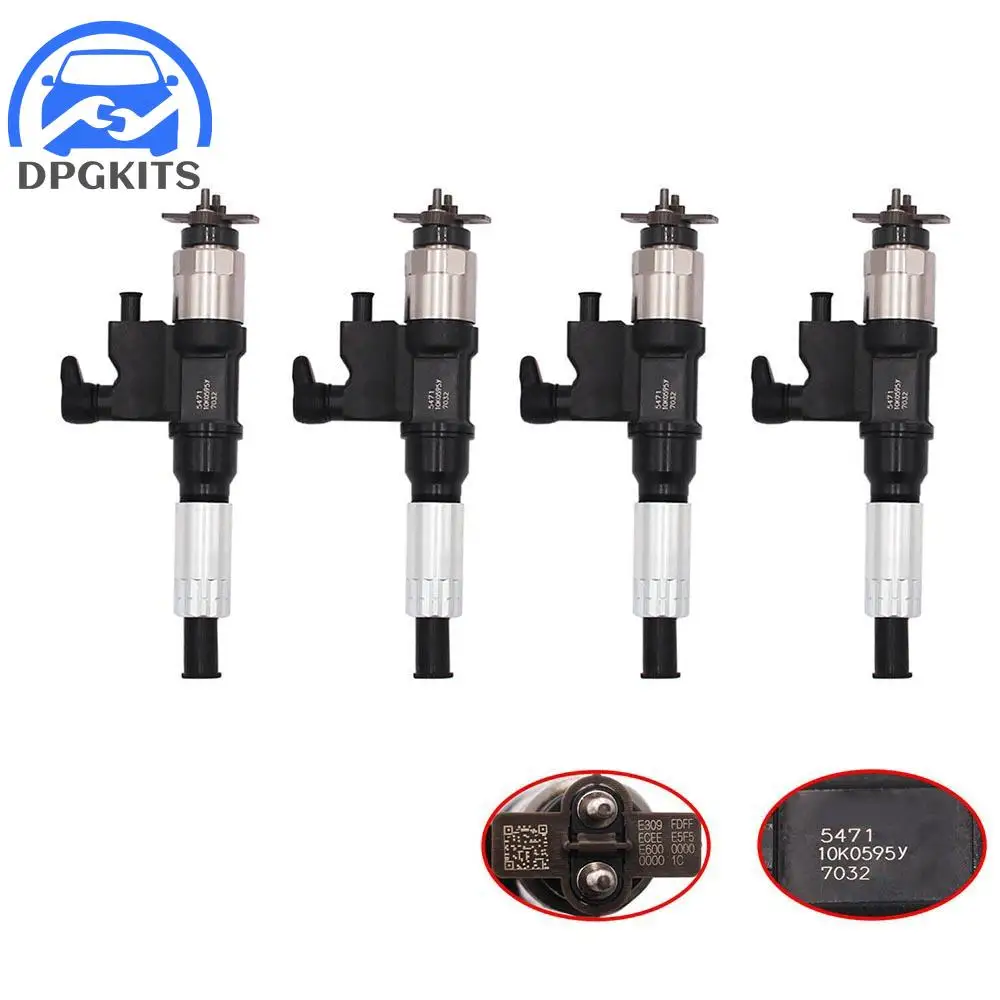 

4PCS 095000-5471 095000-8901 086547479165 Fuel Injector For Denso 2001-2007 Isuzu NPR NPR-HD 4HK1 5.2L Engine Diesel