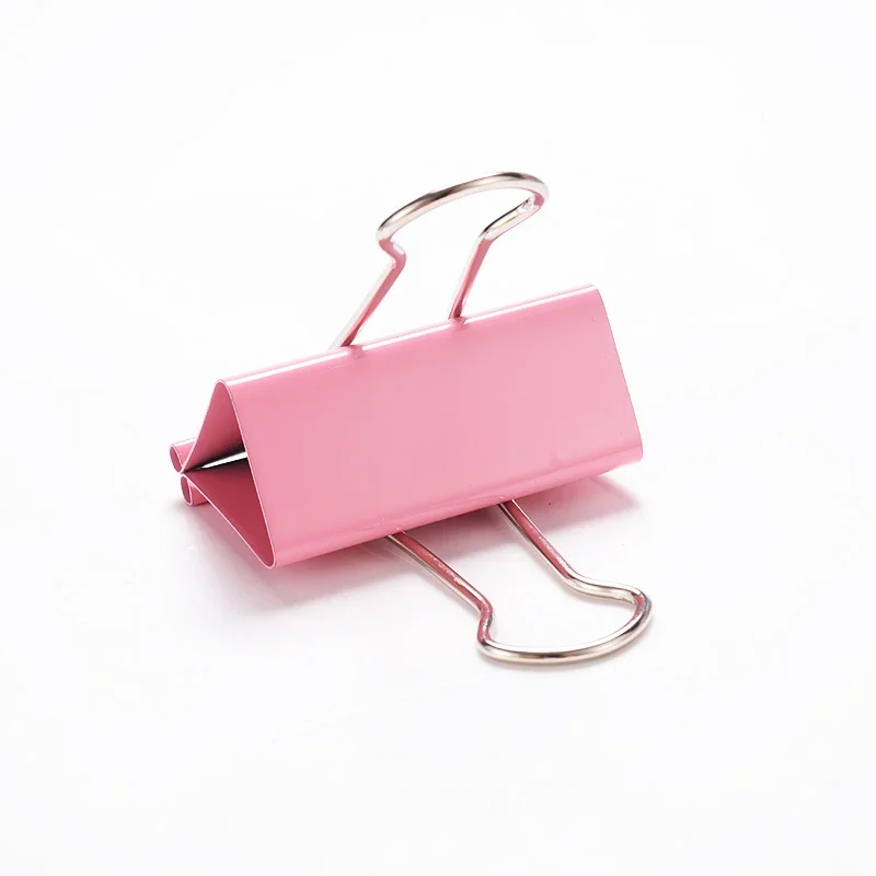 40/60Pcs Metal paper clip 15mm color paper clip used for books stationery school office supplies