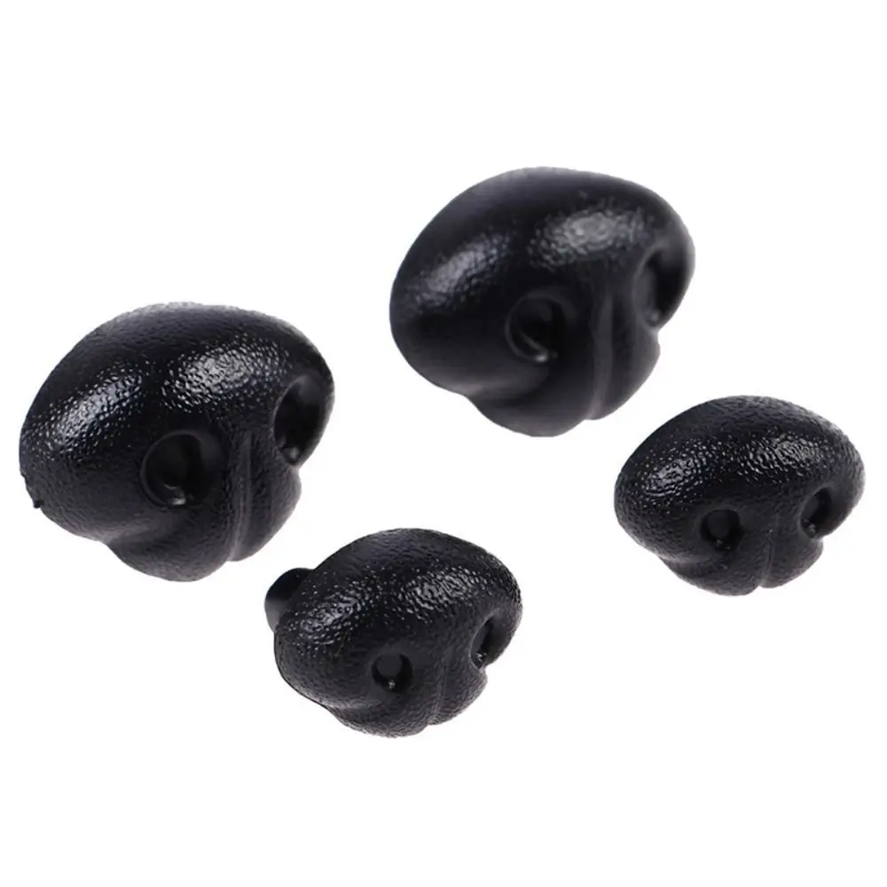 Plastic Dog Noses Dog Noses for Crafts DIY Accessories Black Noses DIY Accessories 15mm/18mm/21mm Plug-in Animal Doll Nose