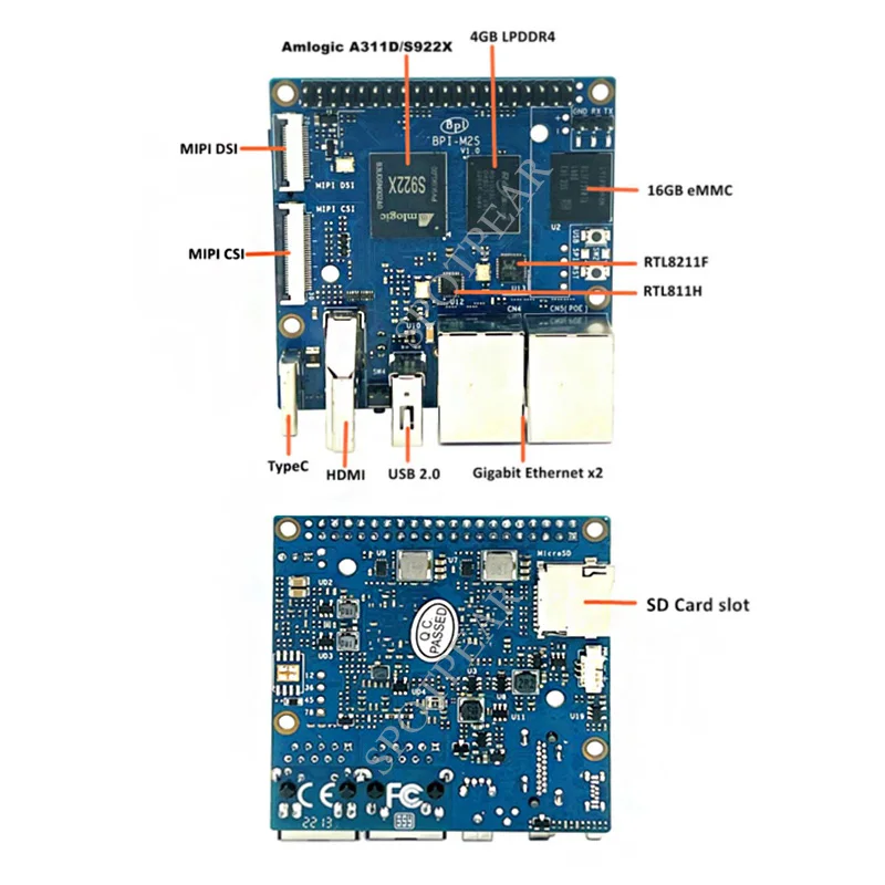 ٳ  BPI-M2S Cortex-A73 + Cortex-A53   A311D Ǵ S922X Ĩ