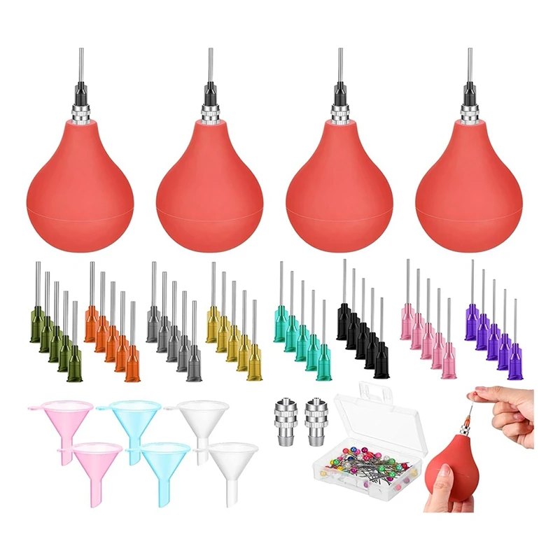 

Керамическая бутылка с наполнителем и иглой для воронки, набор инструментов 3 унции, красная металлическая бутылка для глины и глазури, бутылка-пульверизатор