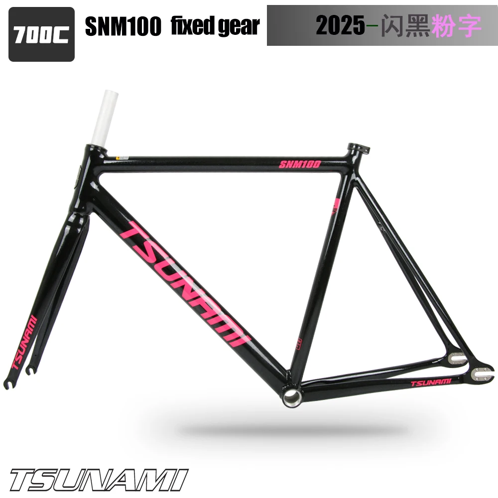 TSUNAMI SNM100 2025 Quadro de Bicicleta Fixa Liga de Alumínio 700c