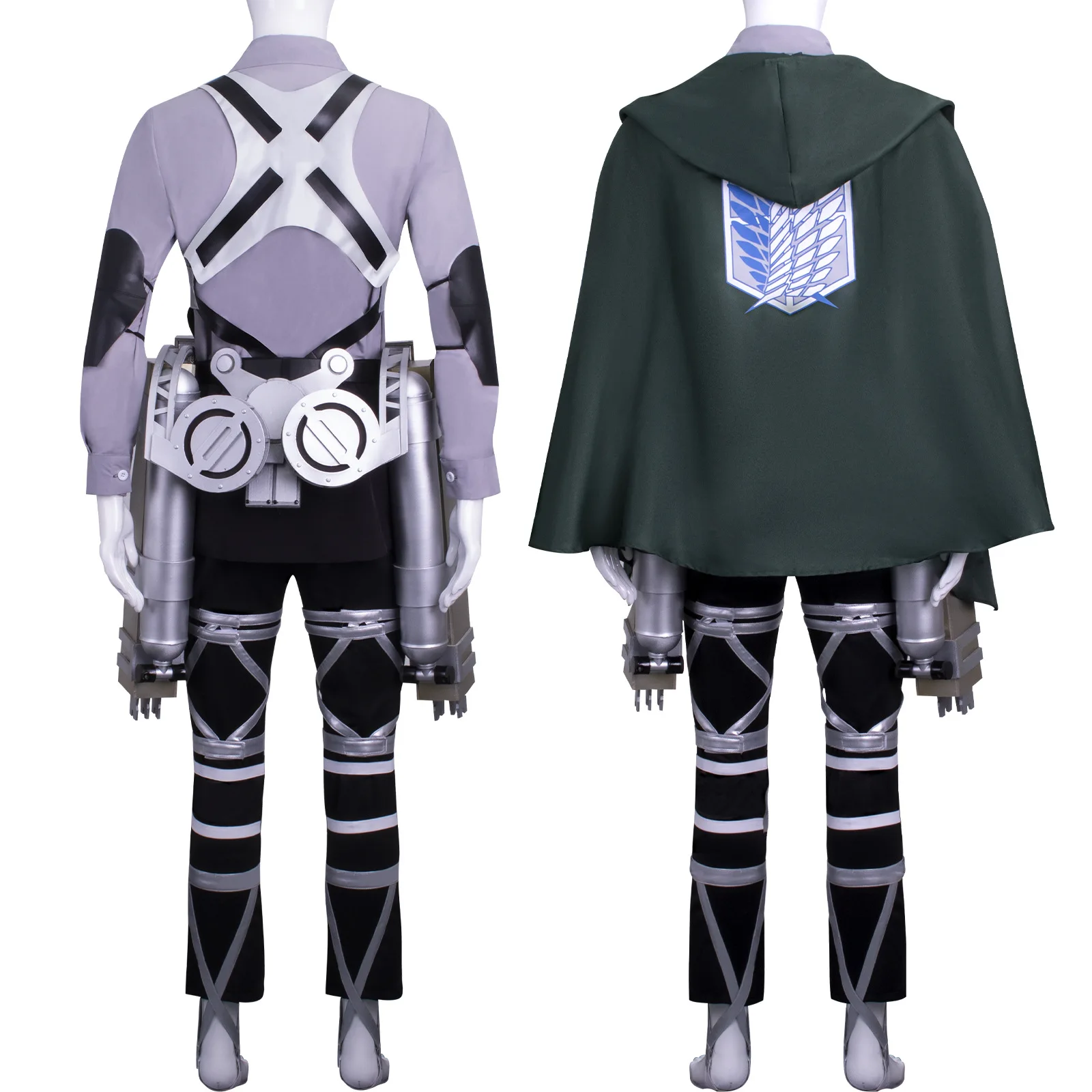 The Final Season 4 Attack on Titan Cosplay Shingeki no Kyojin Team Uniform  Levi Eren Costume Harness Armor Halloween Costumes - AliExpress