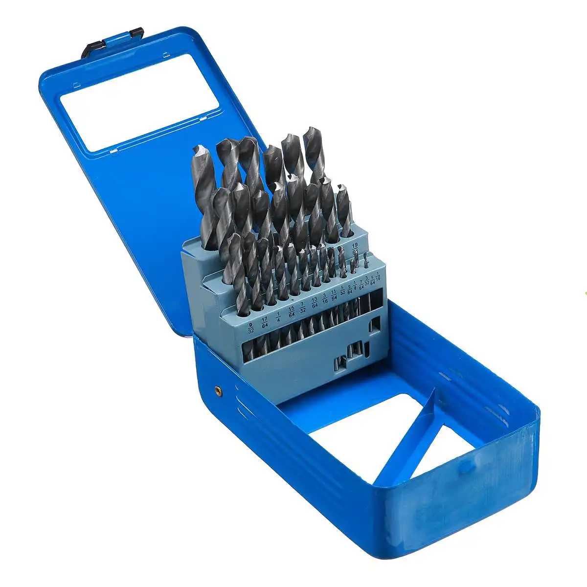 

HSS Diamond Twist Drill Bits, Woodworking Drilling Bits with Storage Box, Multi-Material Drill Bit Set, 1/16-1, 2mm, 29Pcs