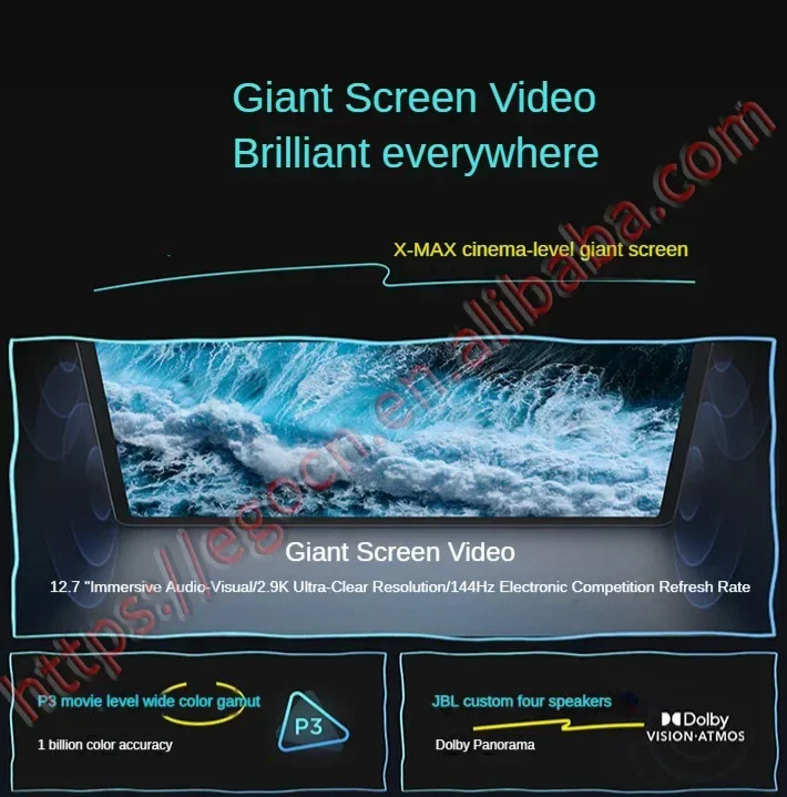Original Lenovo Xiaoxin Pad Pro 2025 2.9k Resolution 144Hz LCD MTK Dimensity 8300 12.7inch Big Tablet 10200mAh WIFI Android 2