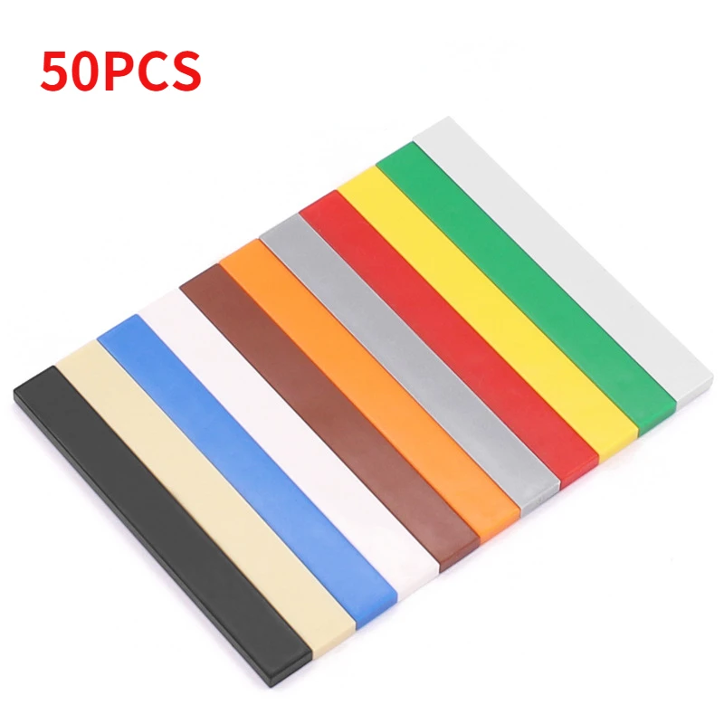 

Small Particle Assembled Domestic Building Blocks Parts Compatible with 4162 Light Board 1X8 Board Glossy MOC Part DIY Toys Part