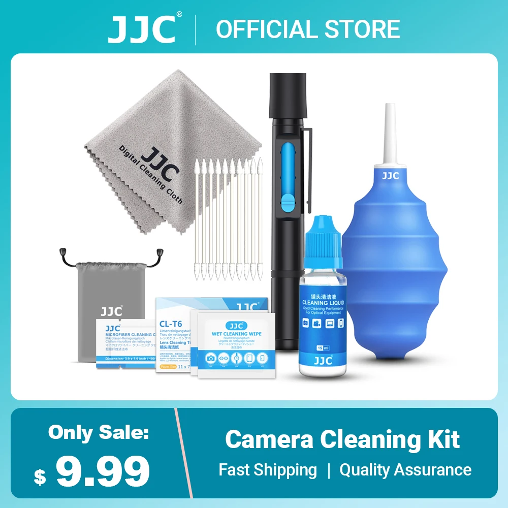 JJC10In1CameraLensCleaningKitLensCleanerBlowerSensorPenfor