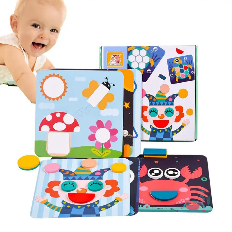 

Деревянная комбинированная игрушка-пазл для детей и родителей