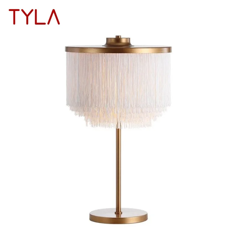 

TYLA Postmodern Table Lamp LED Creative Art Bedside Vintage Desk Light for Home Decor Free Shipping