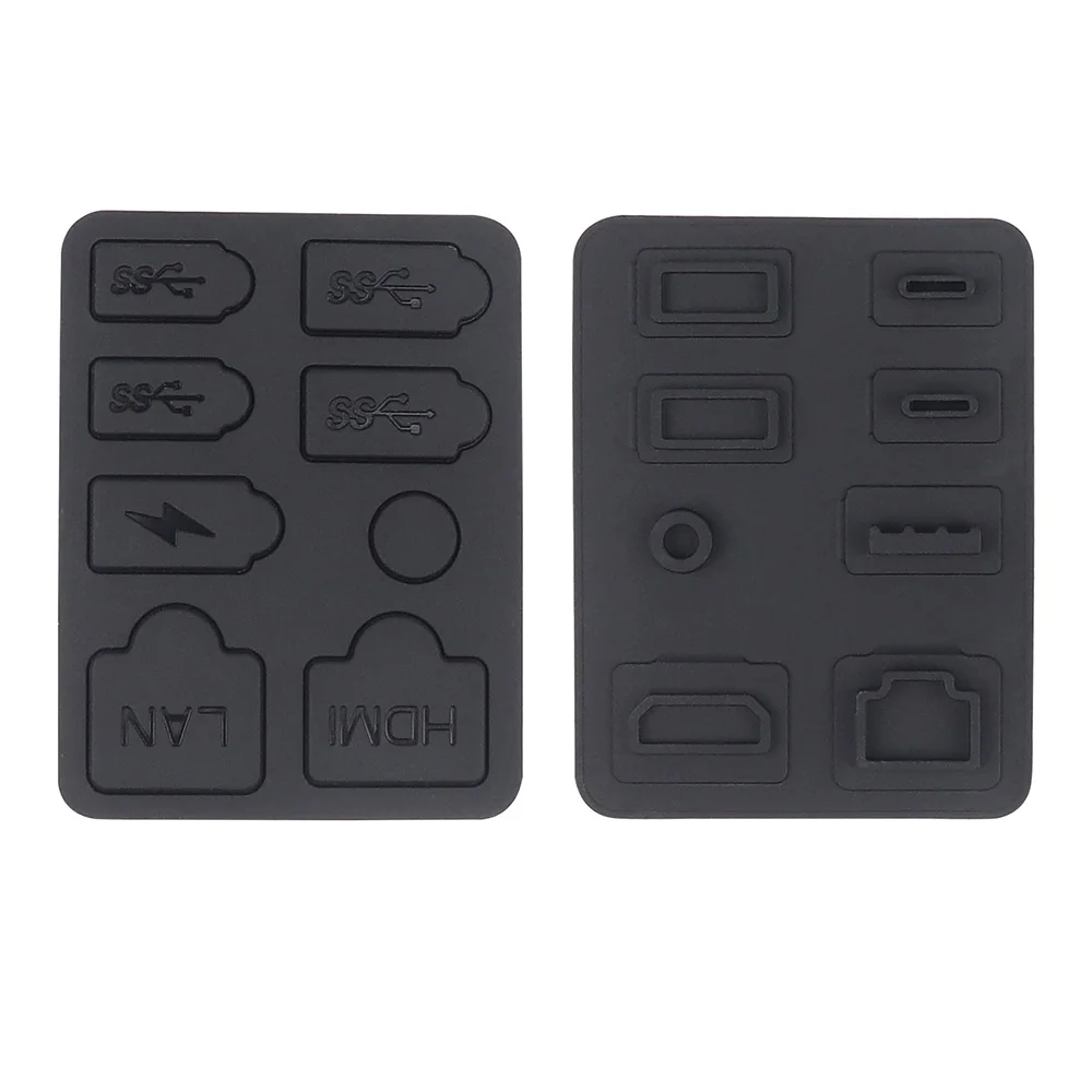 Silicone Dust Protector Set for Game Console - Dustproof Plug and Cover