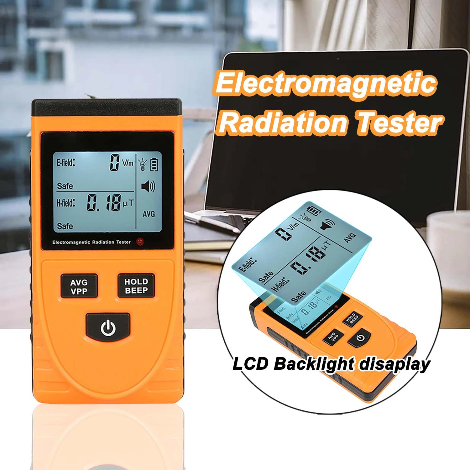 Electromagnetic Radiation Detector EMF Tester GM3120 Sound and light alarm Data locking Radiation assessment LCD display screen radiation detector,emf meter tester