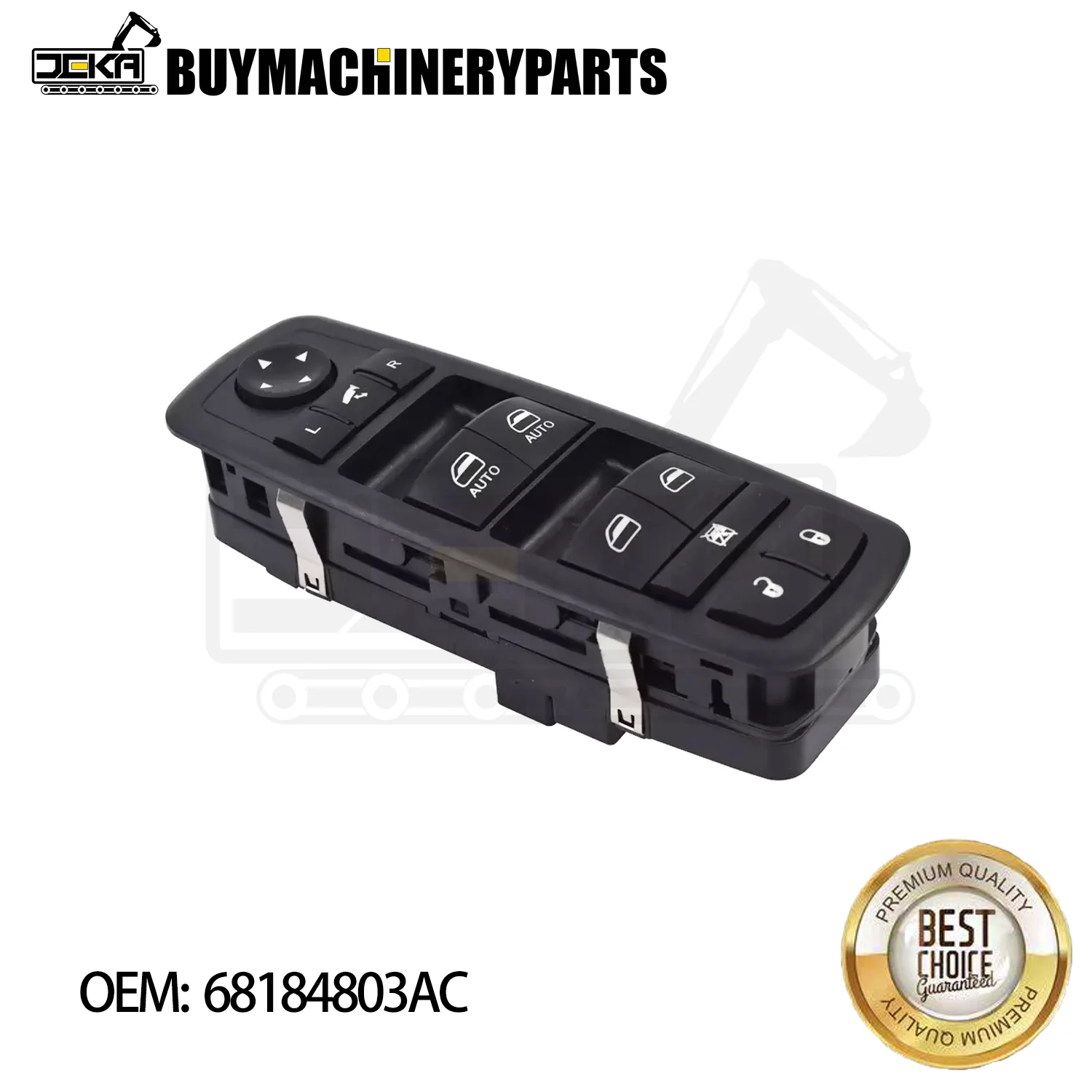 

68184803AC For Jeep Grand Cherokee 2014 2015 2016 Car Power Window Master Switch Button Green Light 56046826Ae 68184803AB