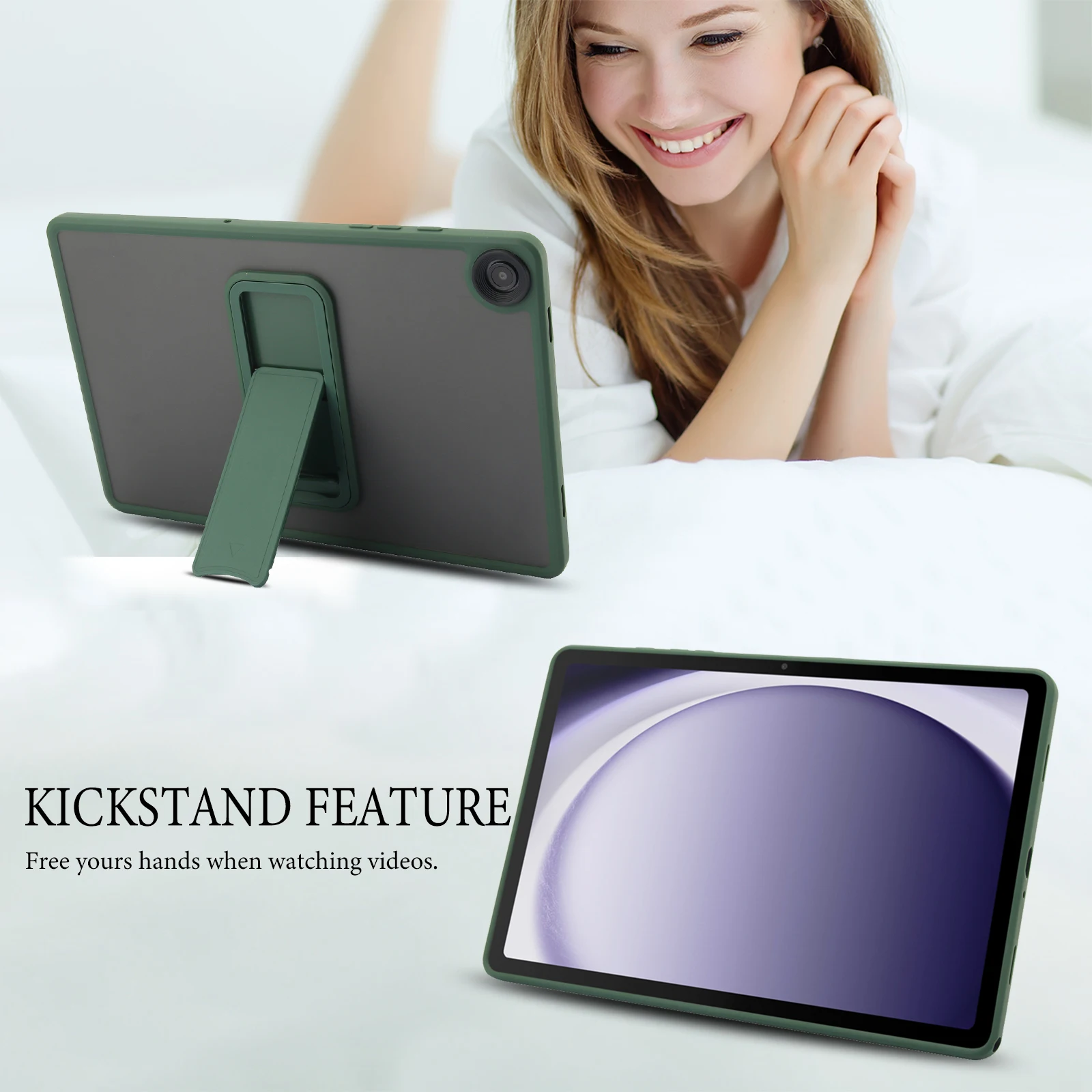 Versatile Shockproof Tablet Case with Kickstand and Hard Holder Cover