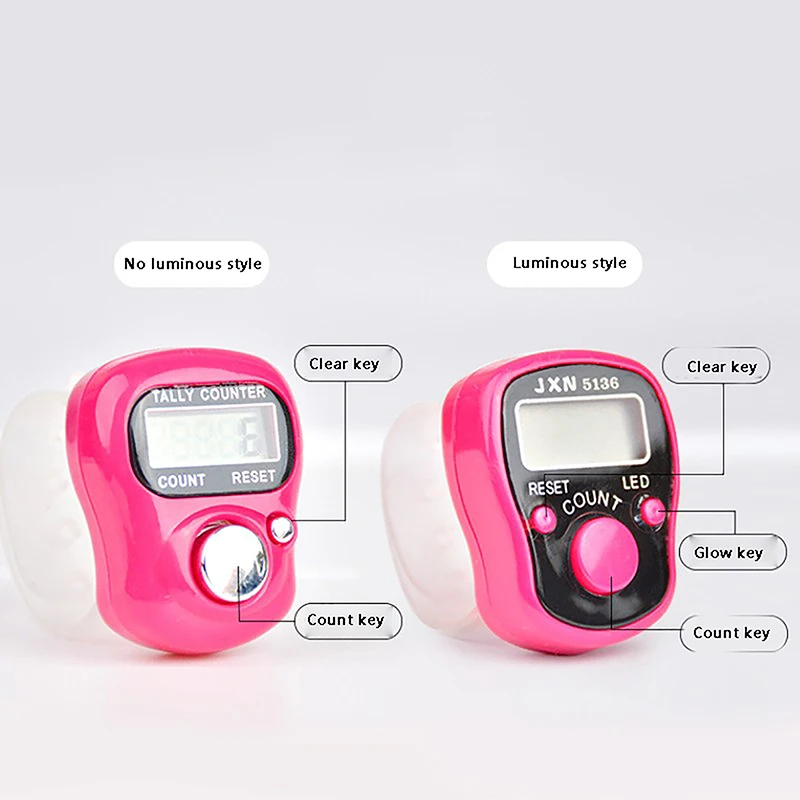 1PCS Random Color Number Counter, Counting Prayers, Counting Steps