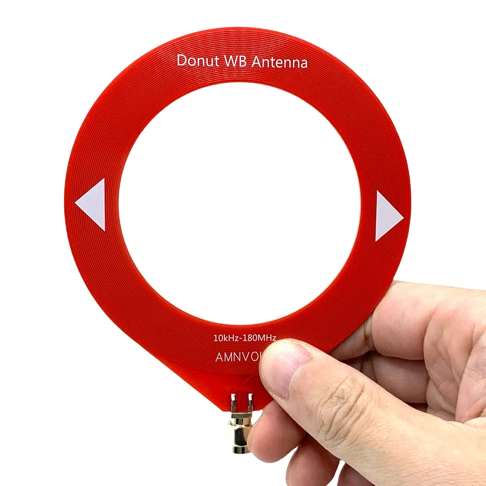 10khz-180mhz Donut MW/SW Antenna Medium Wave Shortwave Antenna for All Models of Radios Walkie Talkies SDR