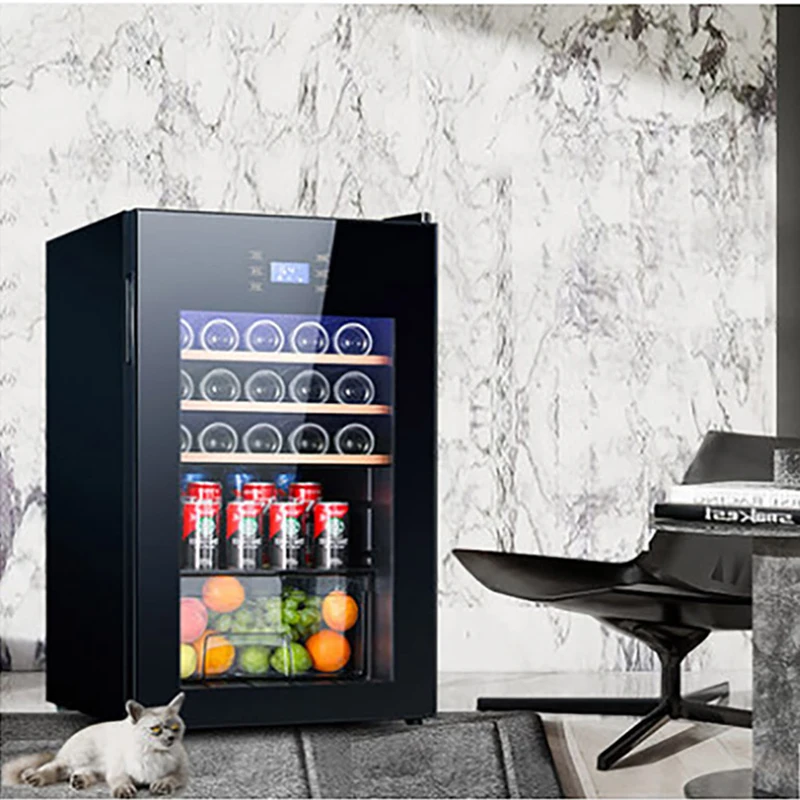 BJ-95G Wine Collection Cabinet Freestanding household constant temperature moisturizing compressor refrigeration wine cooler 95L