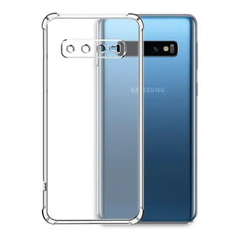 Custodia per Samsung Galaxy S10 5G, con protezione avanzata, design antiurto, cover trasparente anti-caduta a quattro angoli