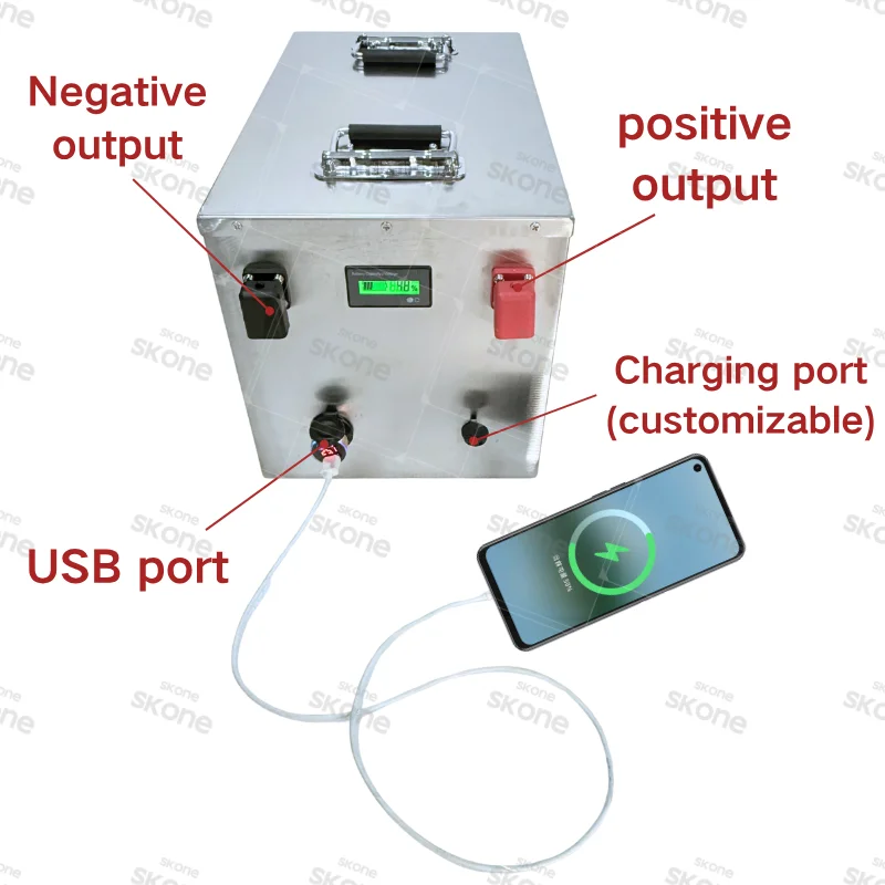 60V LiFePO4 Rechargeable Battery with Bluetooth for Solar Backup Systems