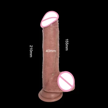 silicone xxl realistic suction cup dildo penis dick anal big thick large realista adult games sexy toys for men women sex shop 5