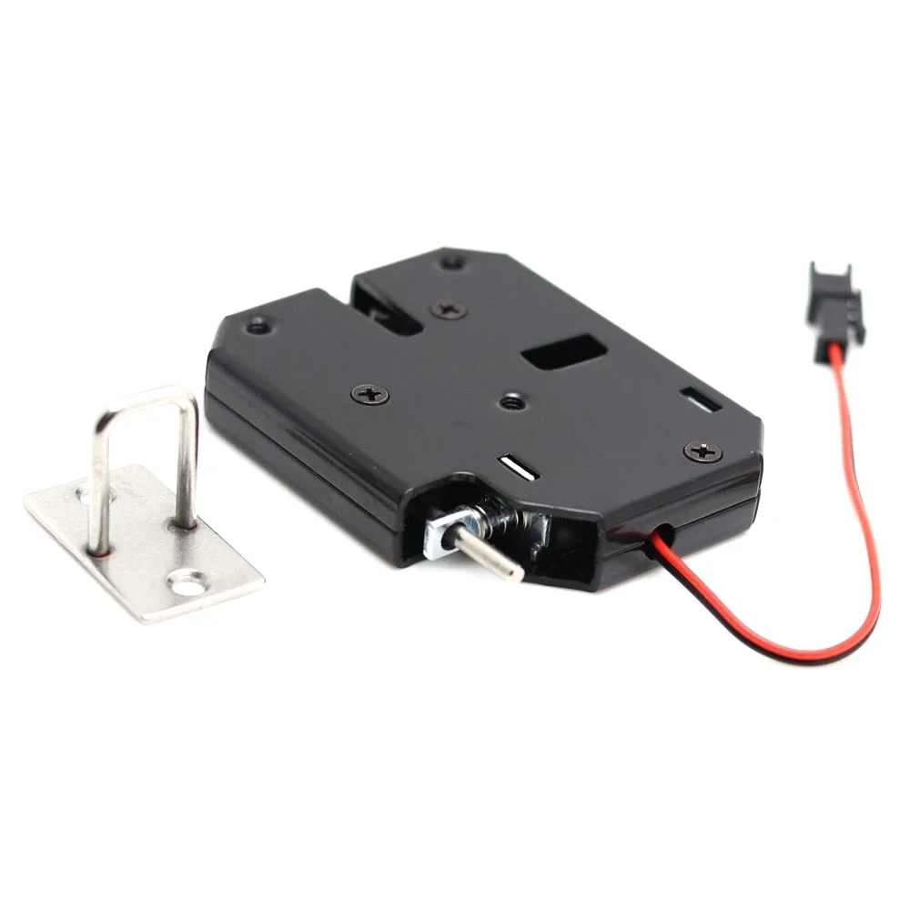 DC 12V 2A Solenoid Electromagnetic Electric Control Cabinet Drawer Lockers Lock Pudsh-push Design Automatic Open the Door