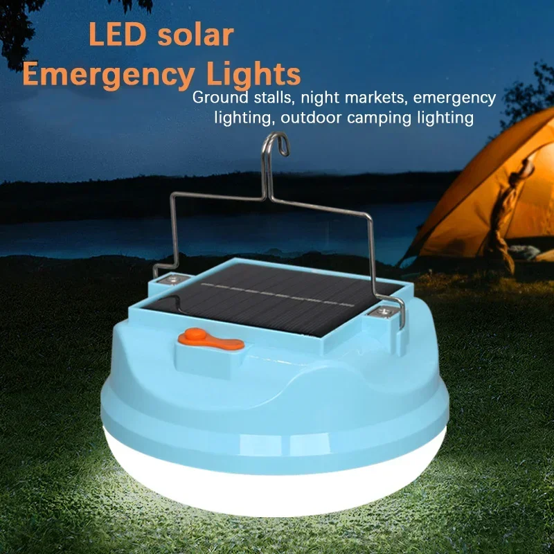 Description Picture 2 of itemOutdoor Solar Light LED Lamp Rechargeable Bulbs Emergency Light Hook Up Camping Fishing Portable Lantern Lights