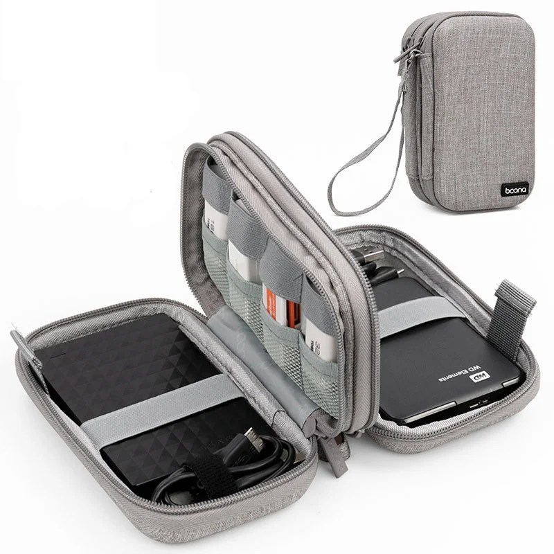 

Travel Hard Drive Case 2.5 inches Carrying Hard Disk Storage Bag External Portable Hard Disk Organizer for Seagate Toshiba WD