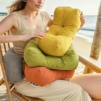 Waist Support Pillow, Cushion, Waist Protection Nap Pillow Chenille Weave Is Very Suitable for Office Chairs and Home Decoration 2