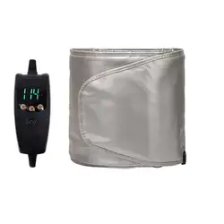Electric Sauna Heating Belt for Slimming & Pain Relief (Silver 220V EU plug)