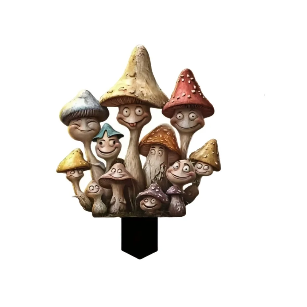 Crafts Acrylic Garden Signage Cute Waterproof Mini Figurine Multi Functional Creative Garden Floor Plugs Potted Plant