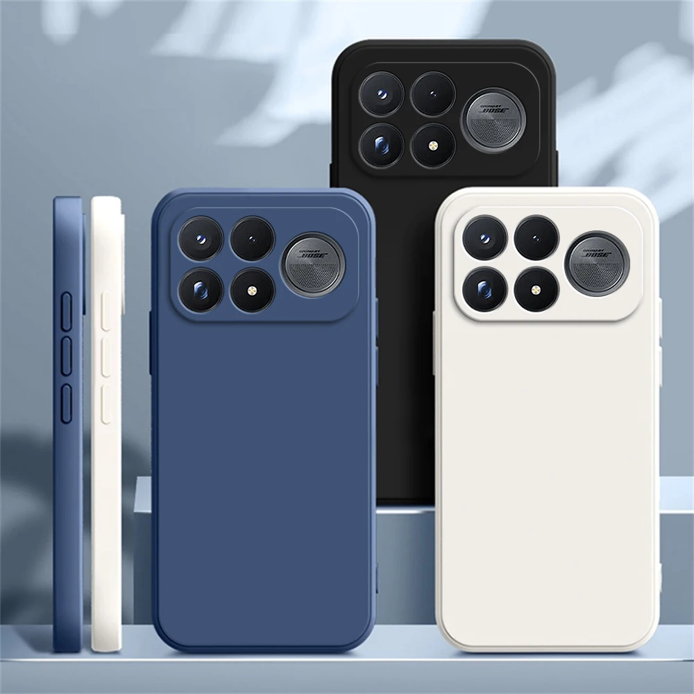 Liquid Silicone Shockproof Phone Case with Camera Protection - Original Back Cover