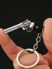 Game PUBG Mini Gun Keychain Model Pistola Miniatura De Metal Accessories Alloy Periphery Mini Revolver Key Ring Gift Toy for Boy 1