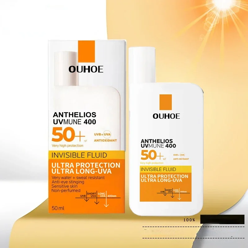 50ml Original Face Sunscreen Anti-Shine Invisible Fluid Anti-Imperfection Ultra SPF50 Body Sunscreen Whitening face sunscreen