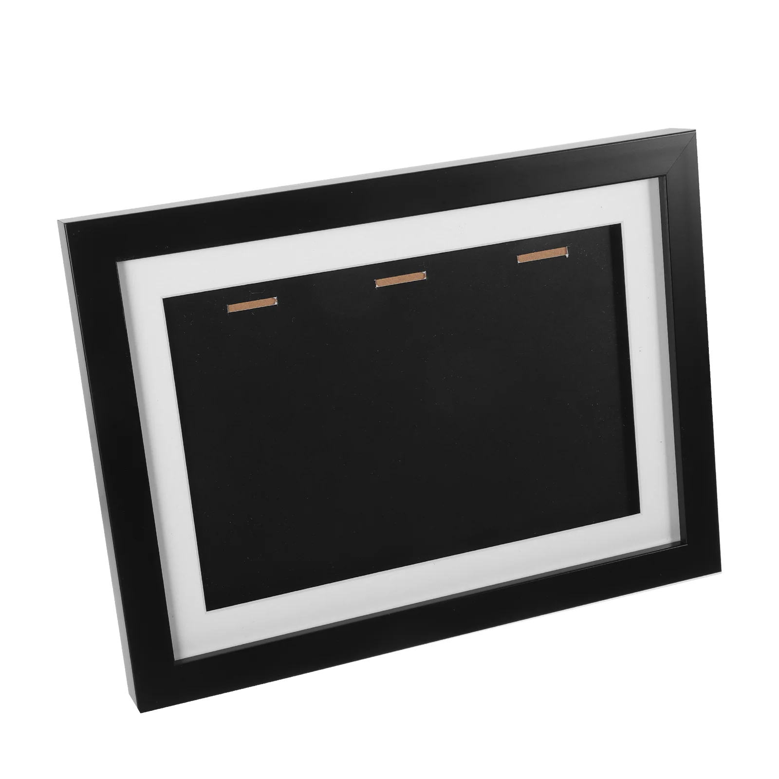 

Protection Frame Decorative Medal Frame Photo Display Table Top Stand The Desktop Paper Badge Picture Holder Case Black