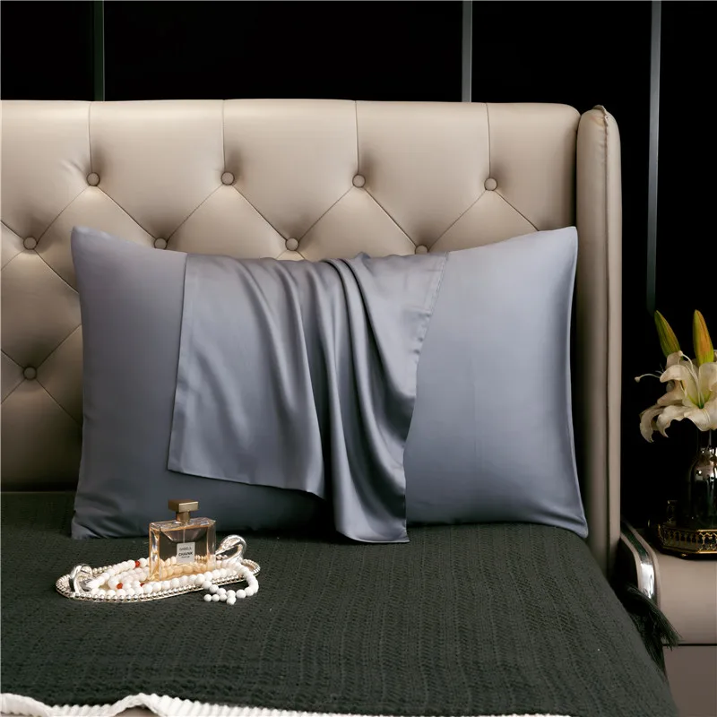 Luxurious Natural Silk Pillowcase - Ultra-Soft Solid Color Bedding Cover