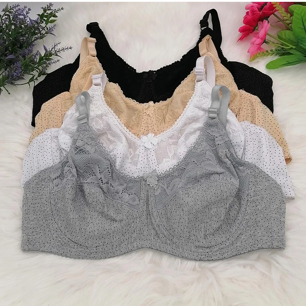Lingeries sexy hot Women's Lace Bra Minimizer Bras For Women thin Cup Non Lined underwire Floral Embroidery for Female C22